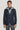 Navy Blazer with Grey Removable Hooded Bib