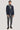 Navy Blazer with Grey Removable Hooded Bib