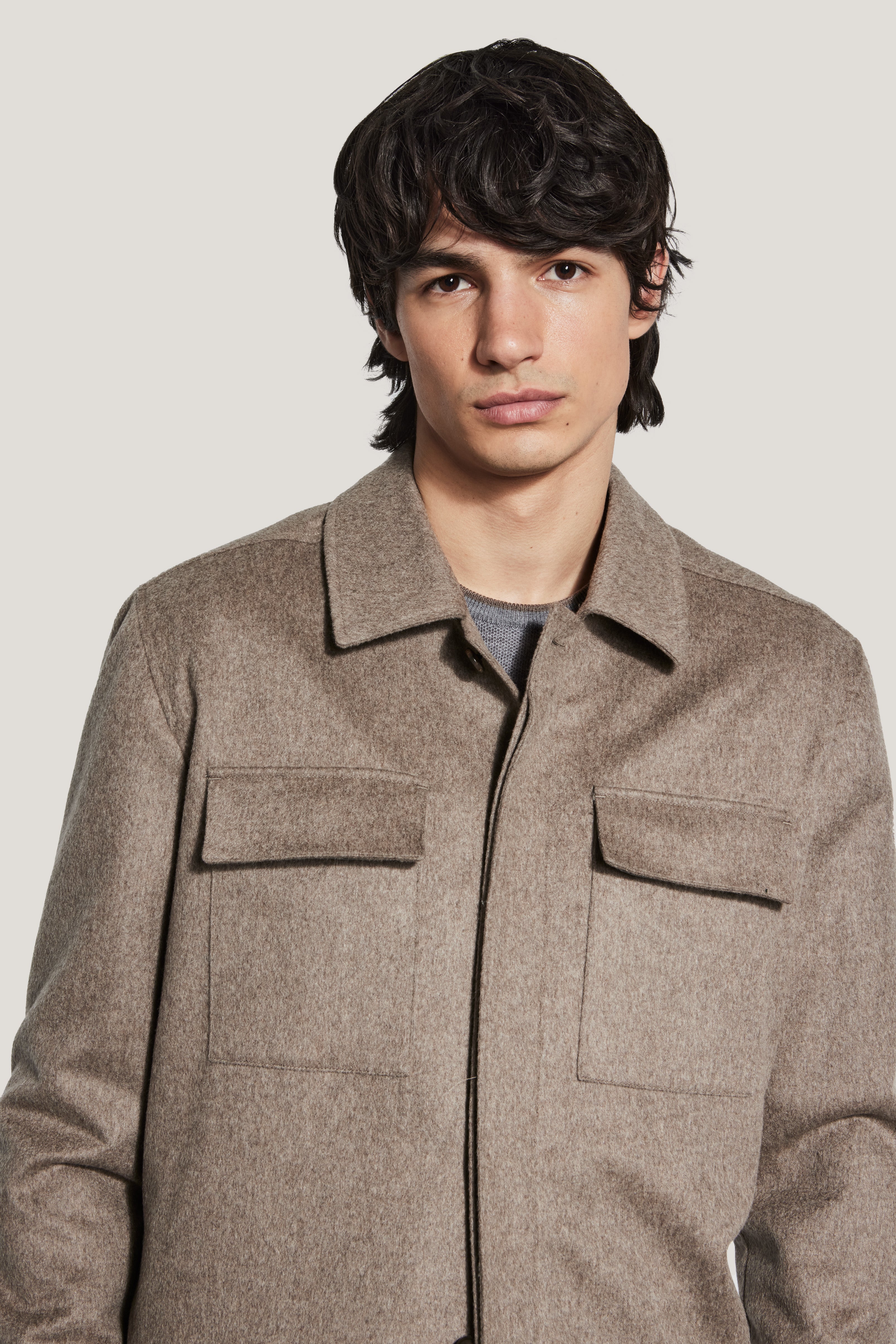 Alt view 1 Sand Shirt Jacket