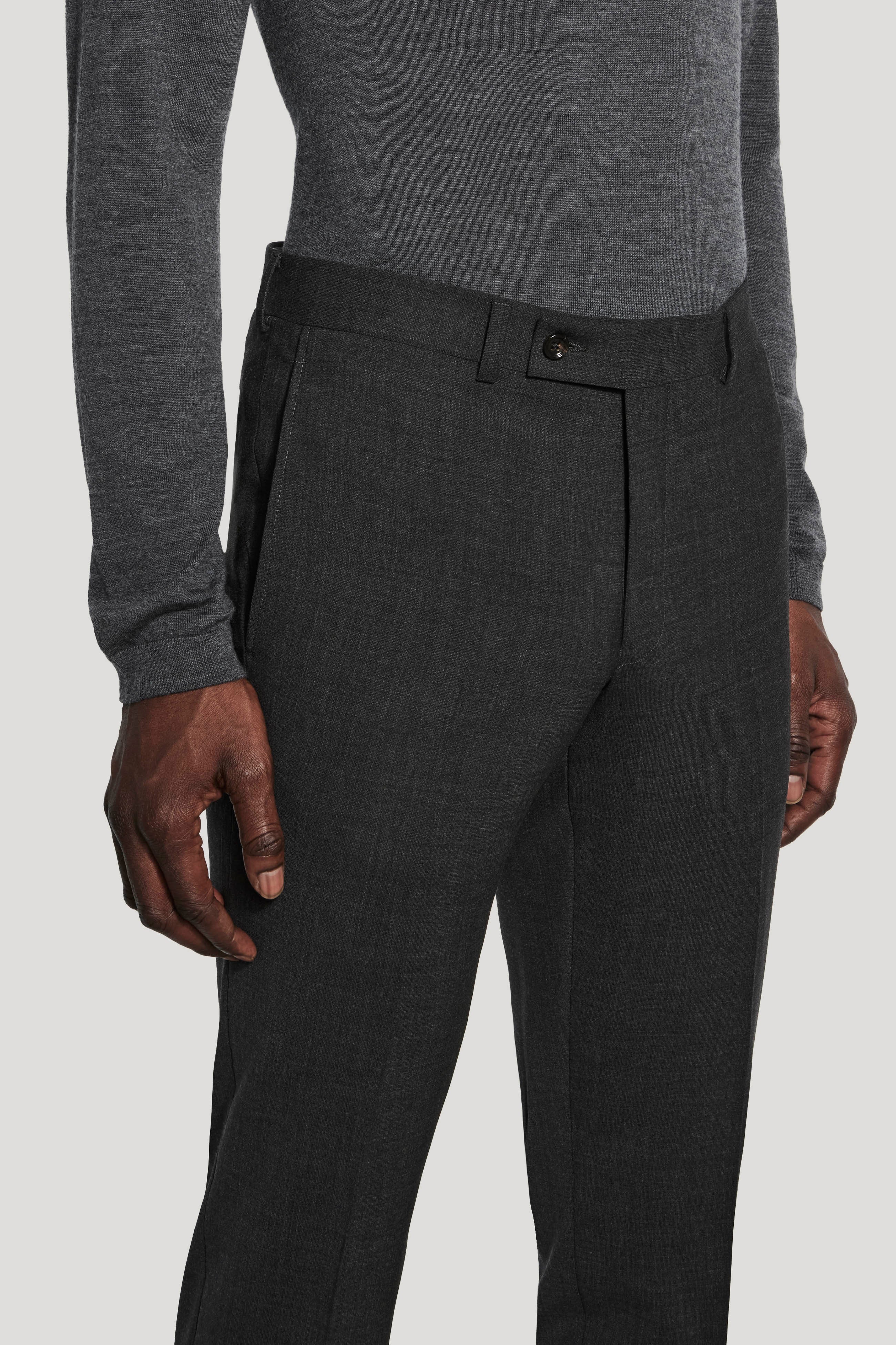 Alt view 1 Charcoal Stretch Trouser