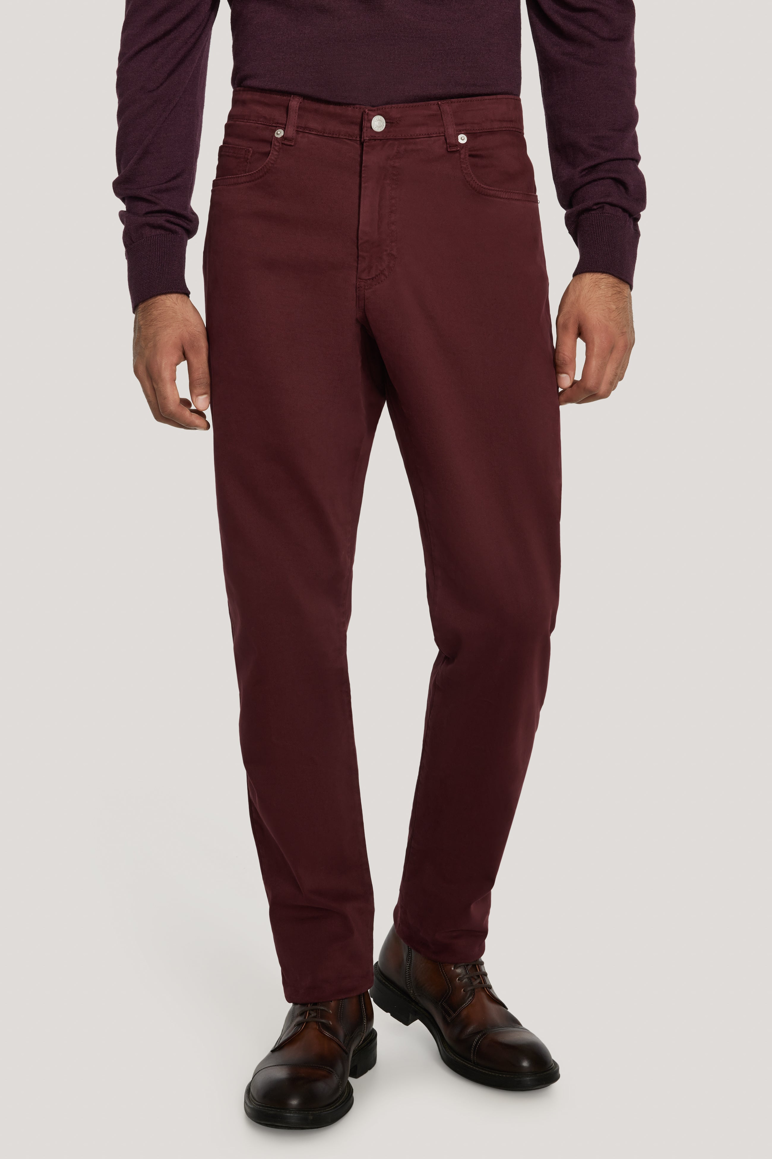 Alt view Burgundy Trouser