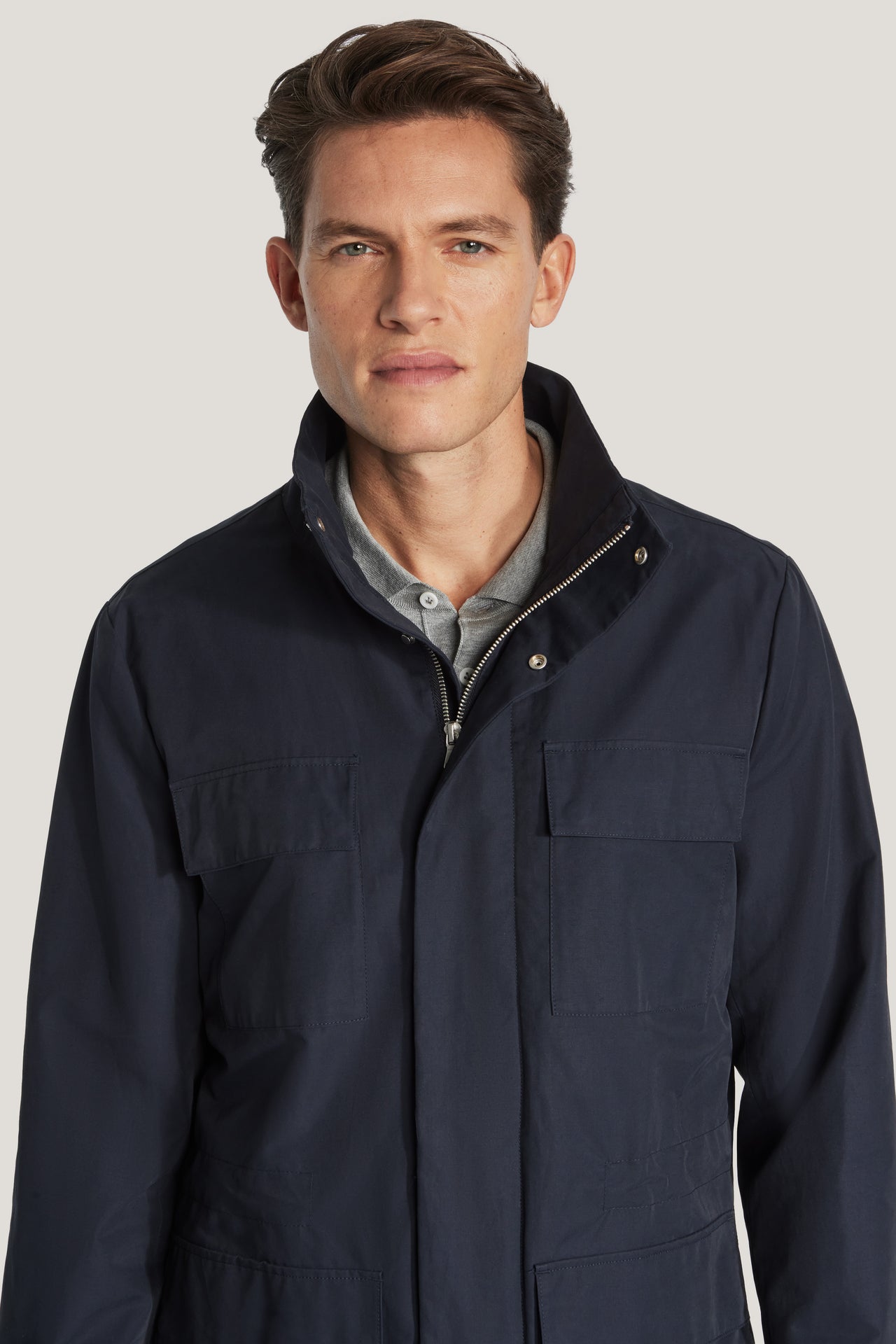 Jonte Navy Field Jacket – Jack Victor