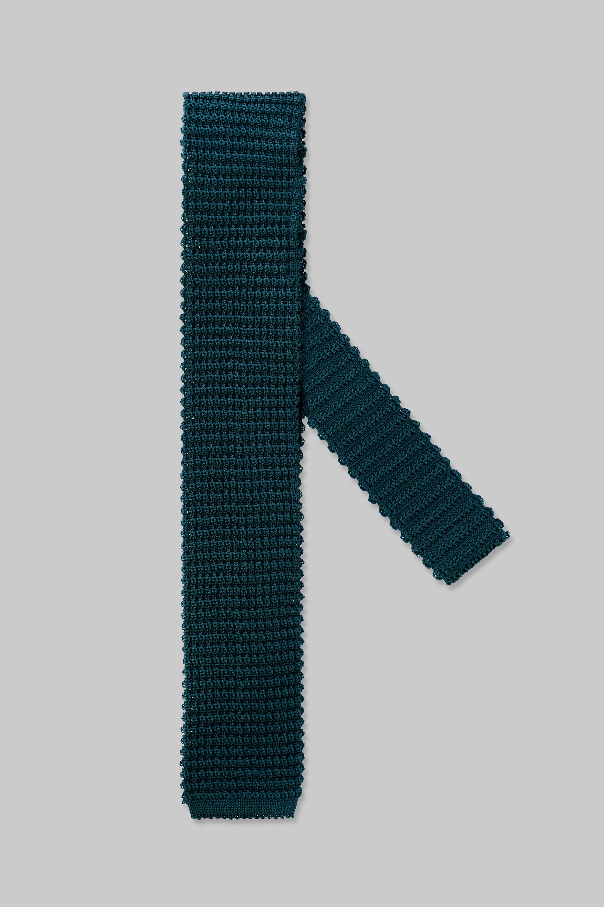 Vue alternative Cravate tricotée en soie Hudson en vert