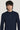 Alt view 1 Blue Melange Quarter Zip Sweater