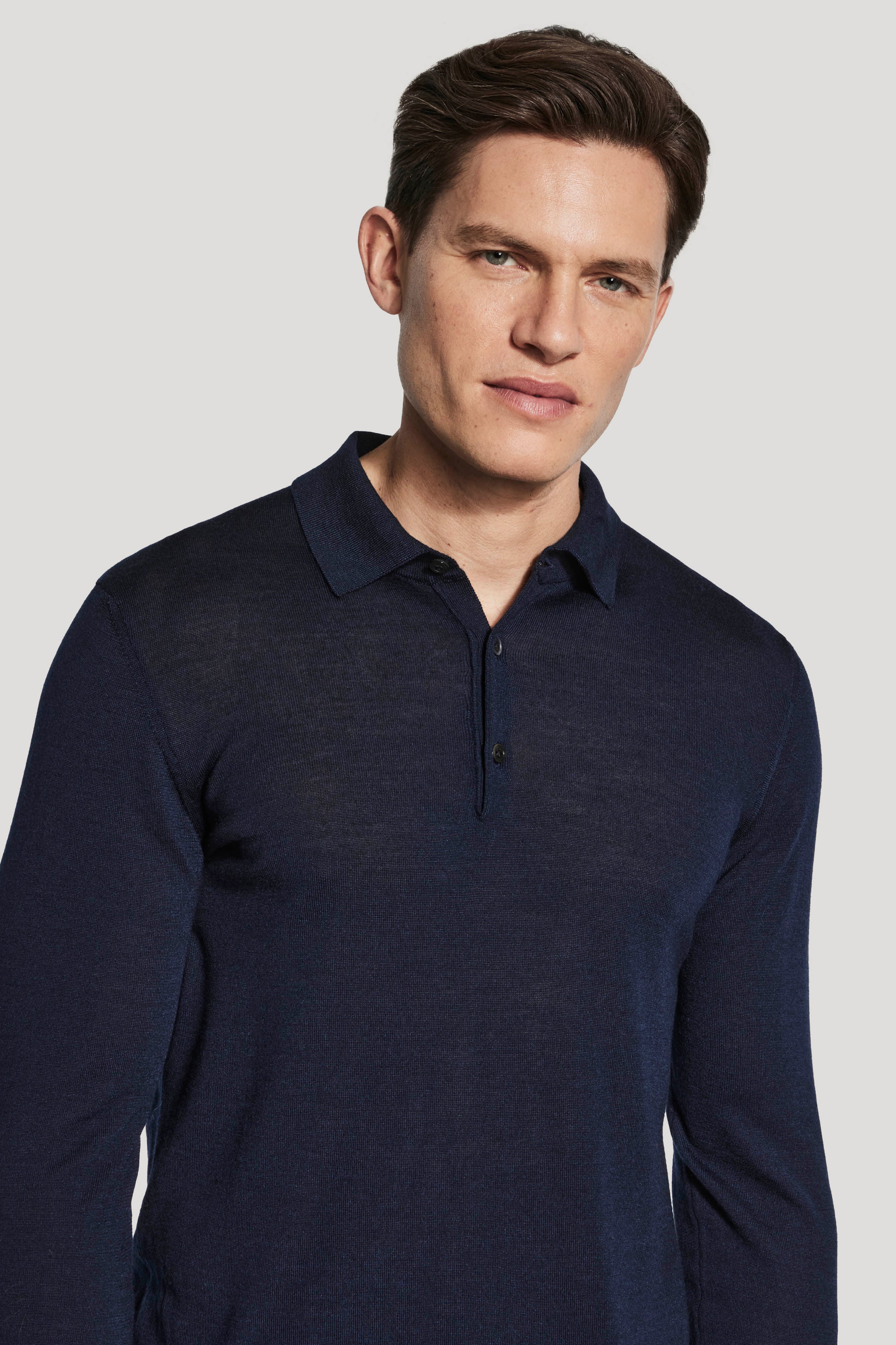 Alt view 1 Navy Long Sleeve Polo