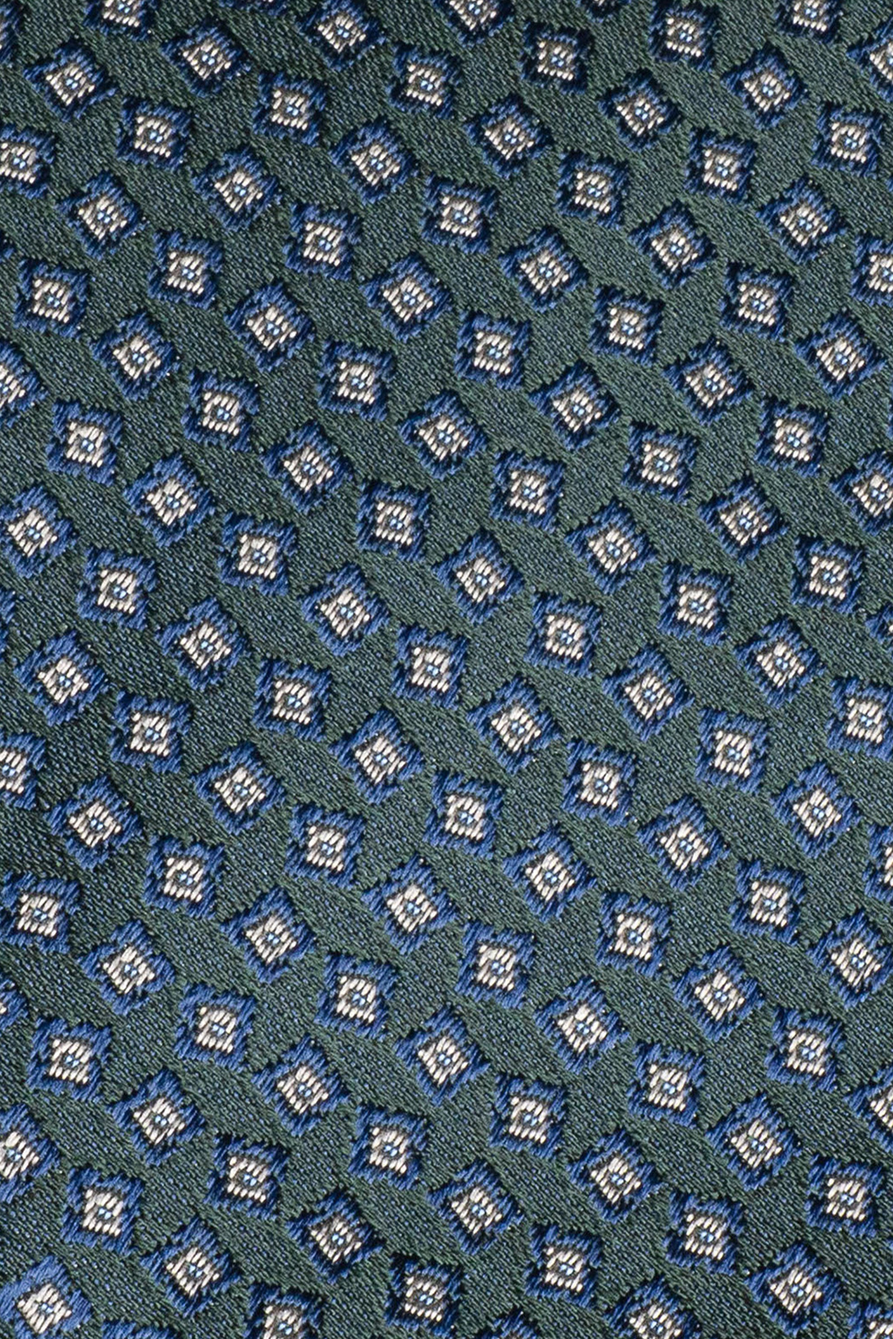 Alt view 1 Green Geoprint Woven Tie