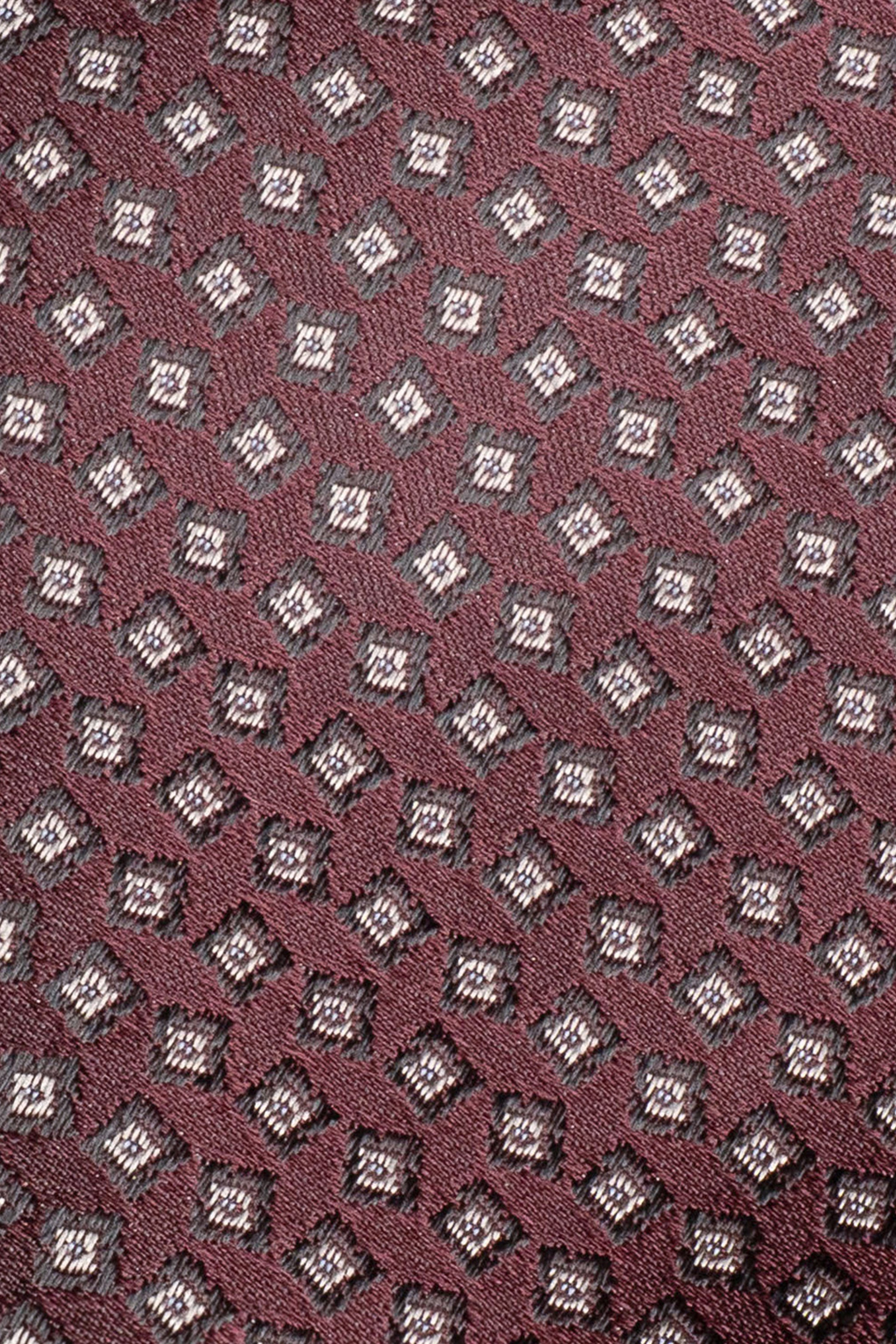 Alt view 1 Wine Geoprint Woven Tie