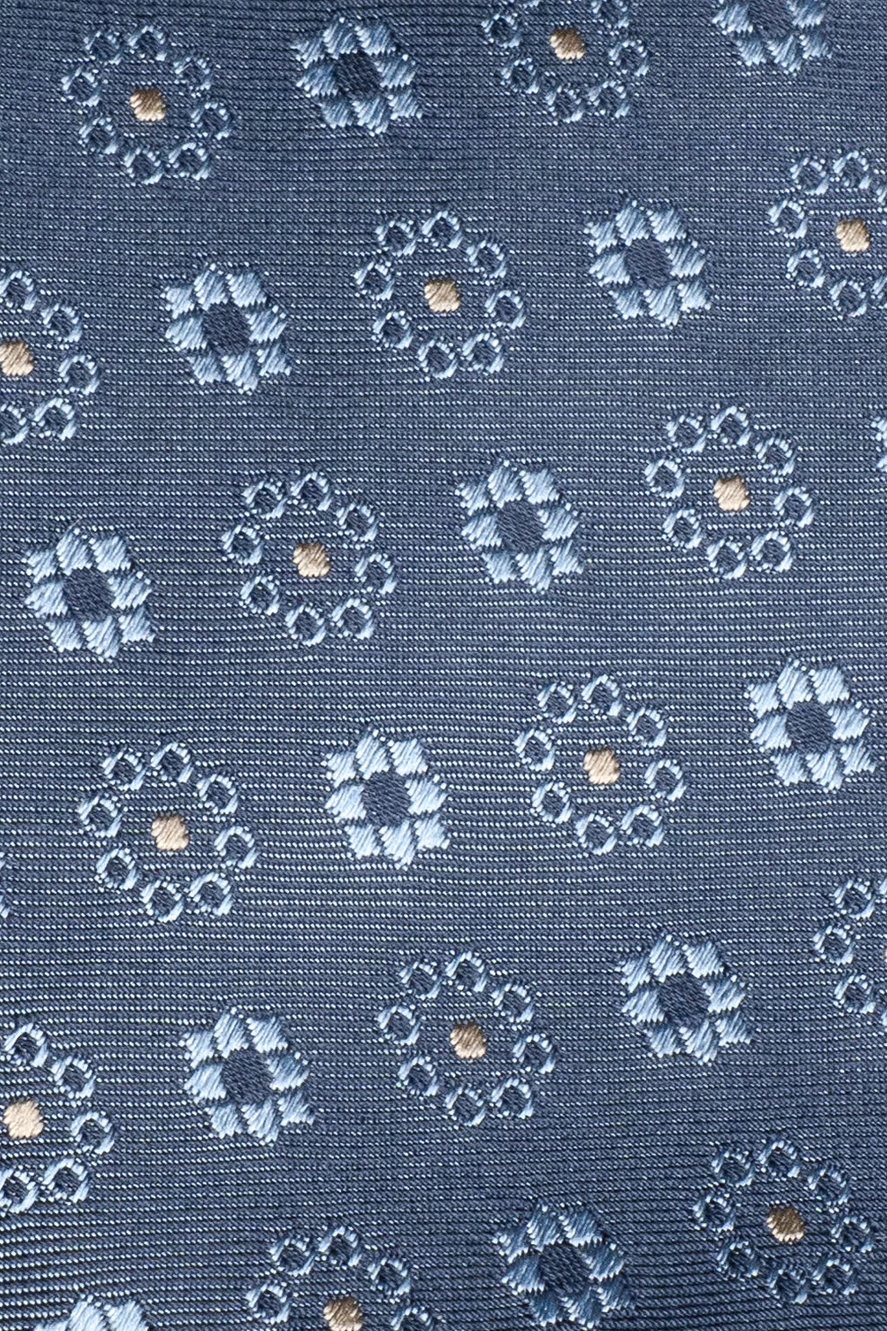 Alt view 1 Blue Geoprint Woven Tie