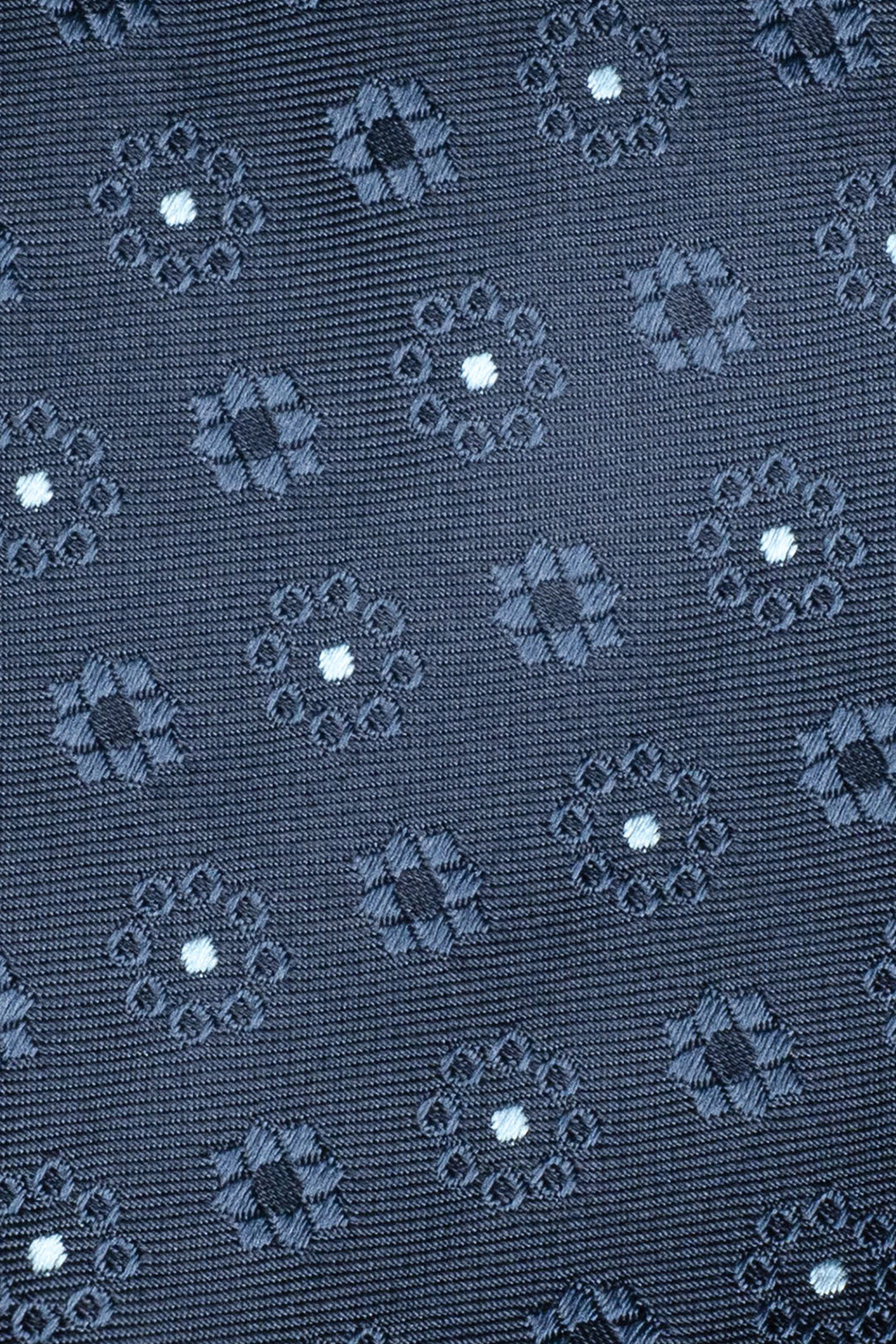 Alt view 1 Navy Geoprint Woven Tie