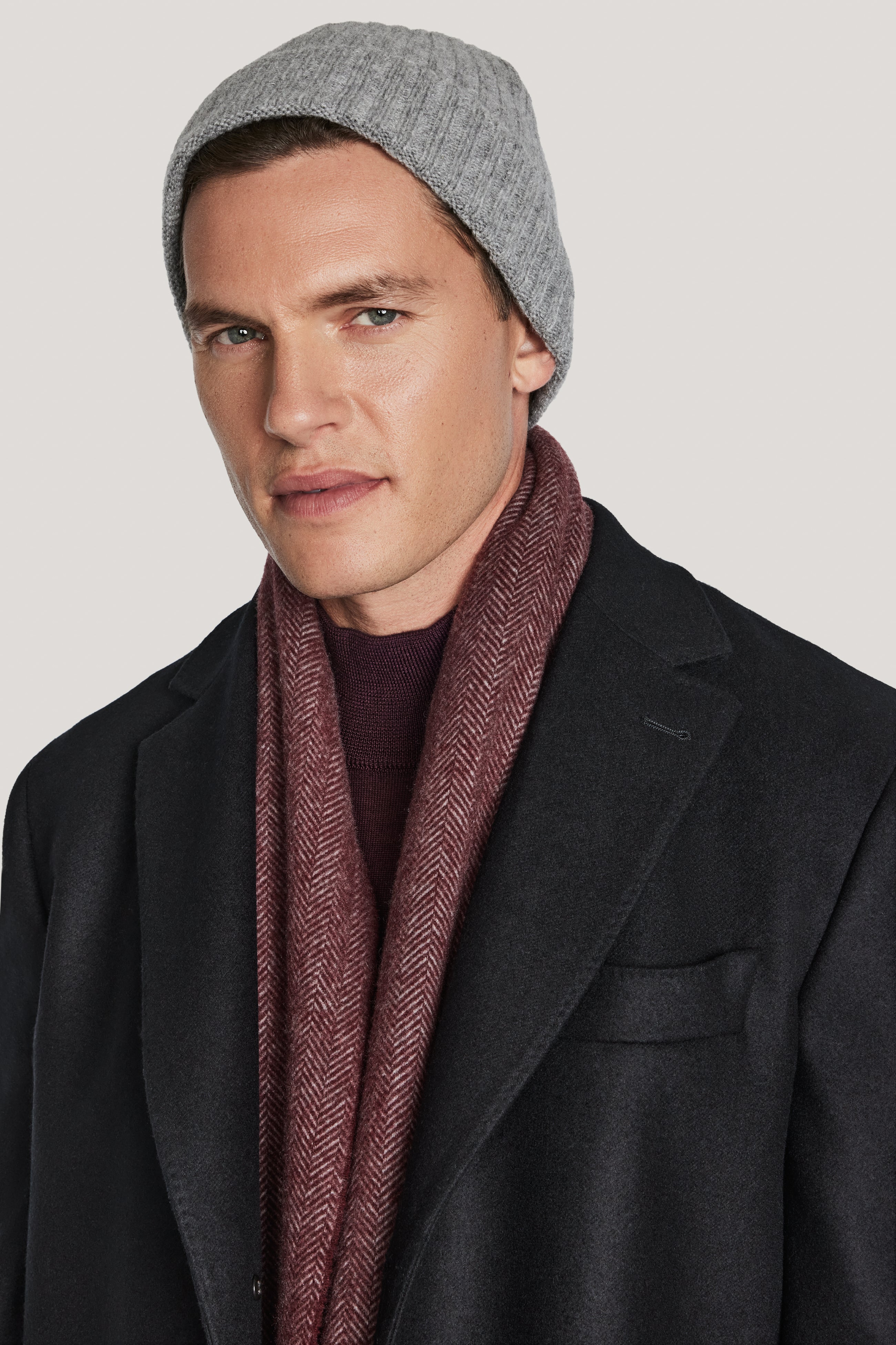 Alt view Warm Slate Beanie