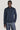 Alt view Daniel Washed Navy Solid Quarter Zip