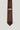 Rust and navy geometric patterned tie with Jack Victor label and pointed tip.