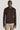Classic Merino Brown Quarter Zip Polo