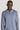 Classic Merino Light Blue Quarter Zip Polo