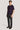 Classic Merino Johnny Collar Purple Polo