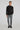 Alt view 3 Redfern Wool, Silk and Cashmere Long Sleeve Polo in Black