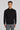 Alt view 1 Redfern Wool, Silk and Cashmere Long Sleeve Polo in Black
