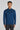 Alt view 1 Redfern Wool, Silk and Cashmere Long Sleeve Polo in Blue
