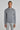Alt view 1 Redfern Wool, Silk and Cashmere Long Sleeve Polo in Grey