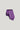 Purple solid tie with textured weave pattern, displayed folded against neutral background.