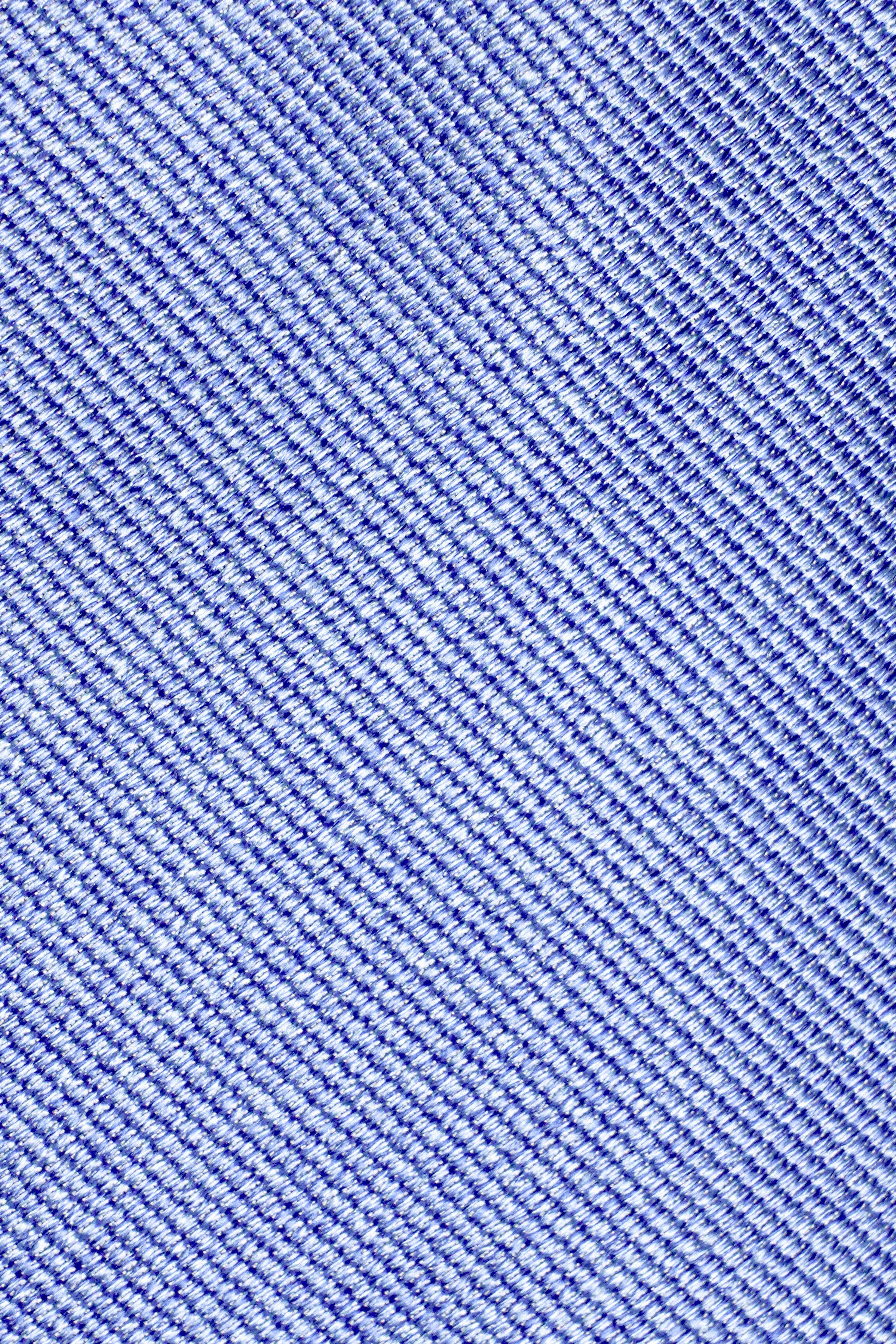 Vue alternative 1 Bowman cravate tissée unie en bleu palais