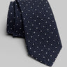 Pindot Woven Tie in Navy-Jack Victor