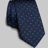 Pindot Woven Tie in Palace Blue-Jack Victor