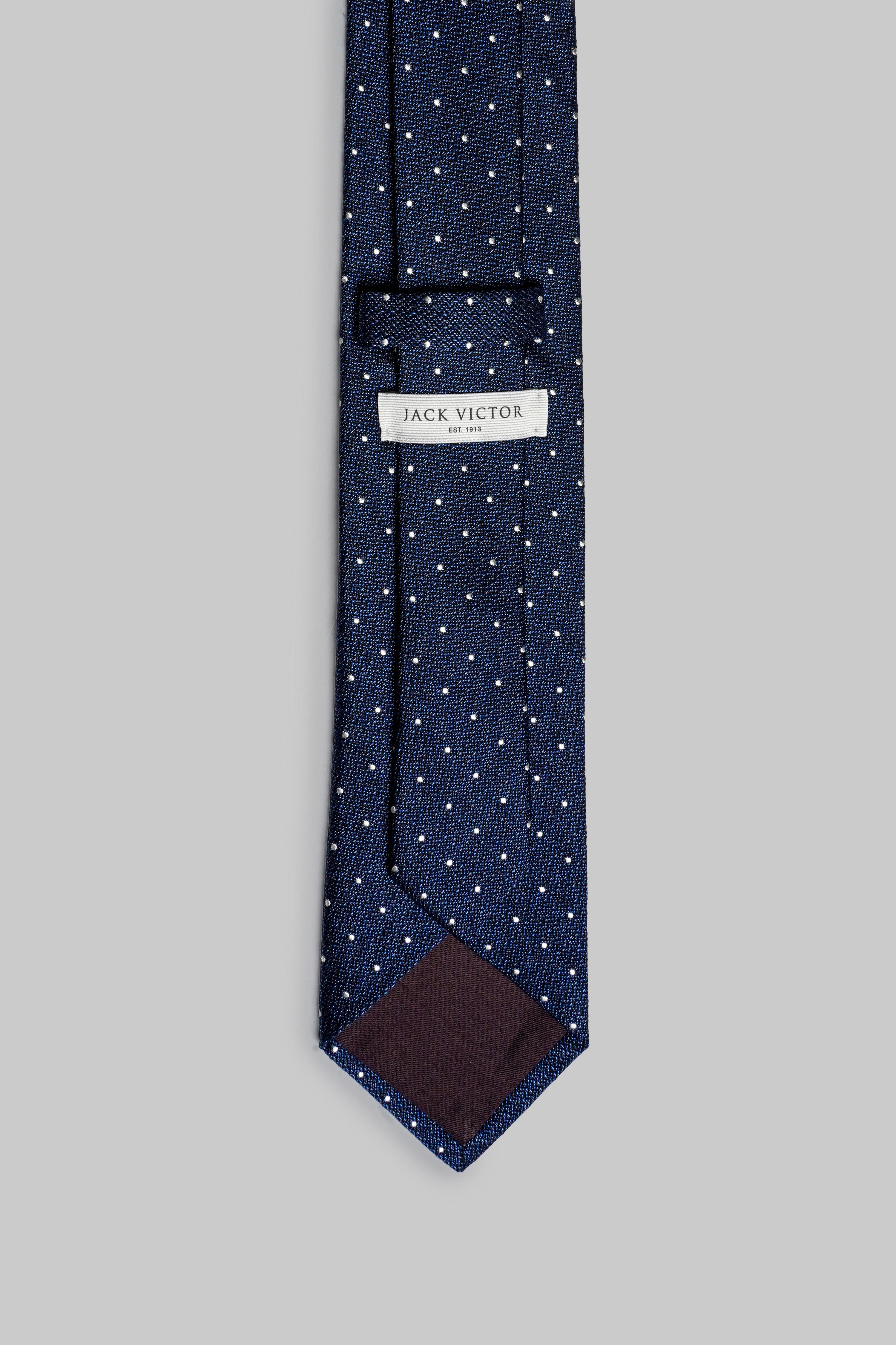Vue alternative 2 Pindot cravate tissée en bleu palais