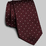 Pindot Woven Tie in Purple-Jack Victor