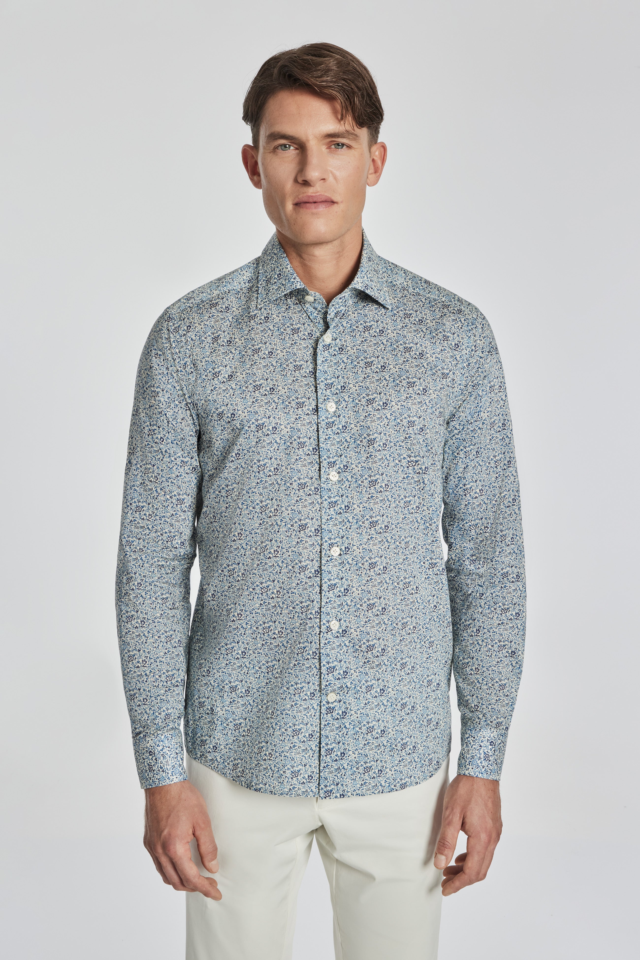 Vue alternative Grayland chemise en coton à imprimé floral en bleu marine