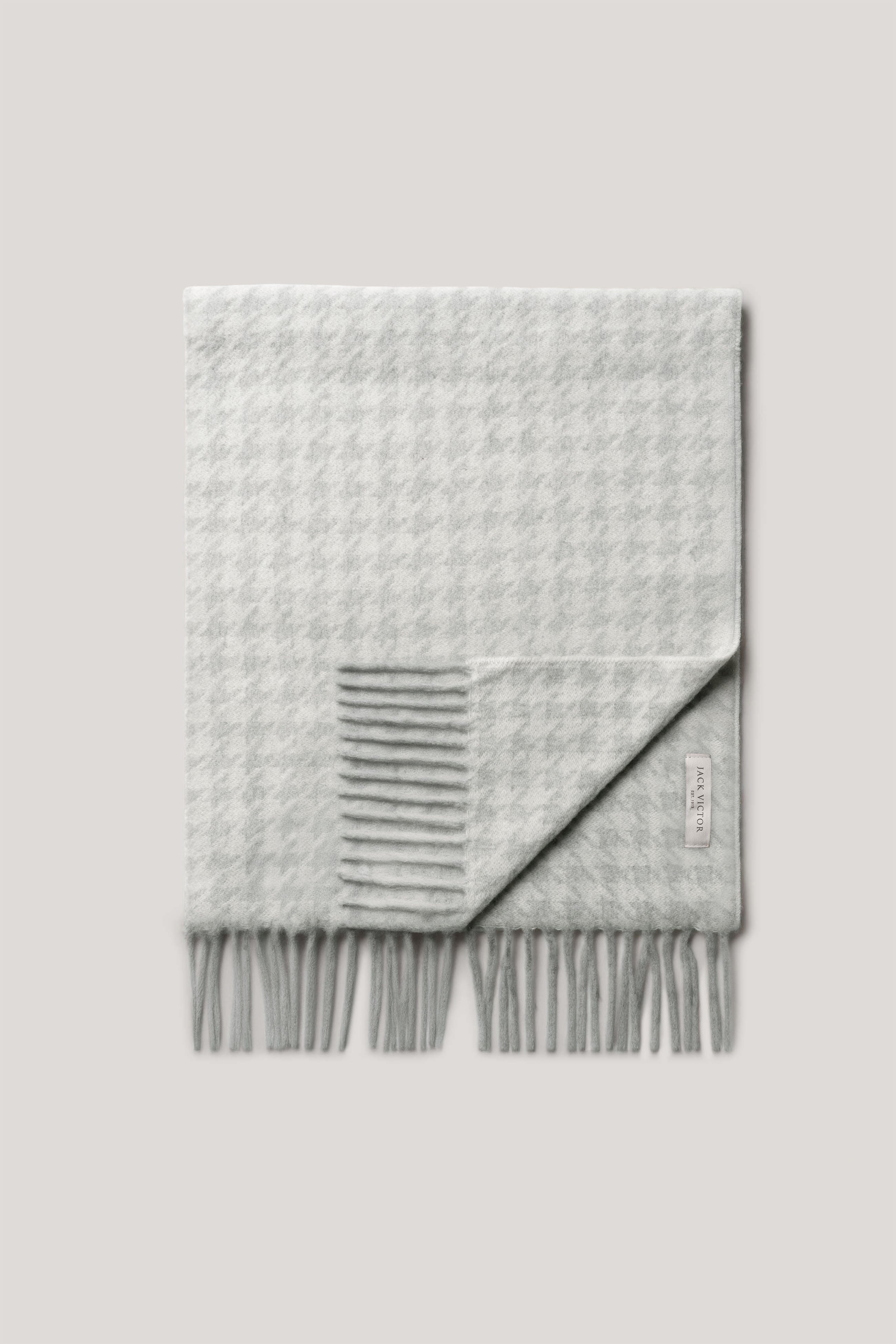 Alt view 1 Stone Houndstooth Scarf