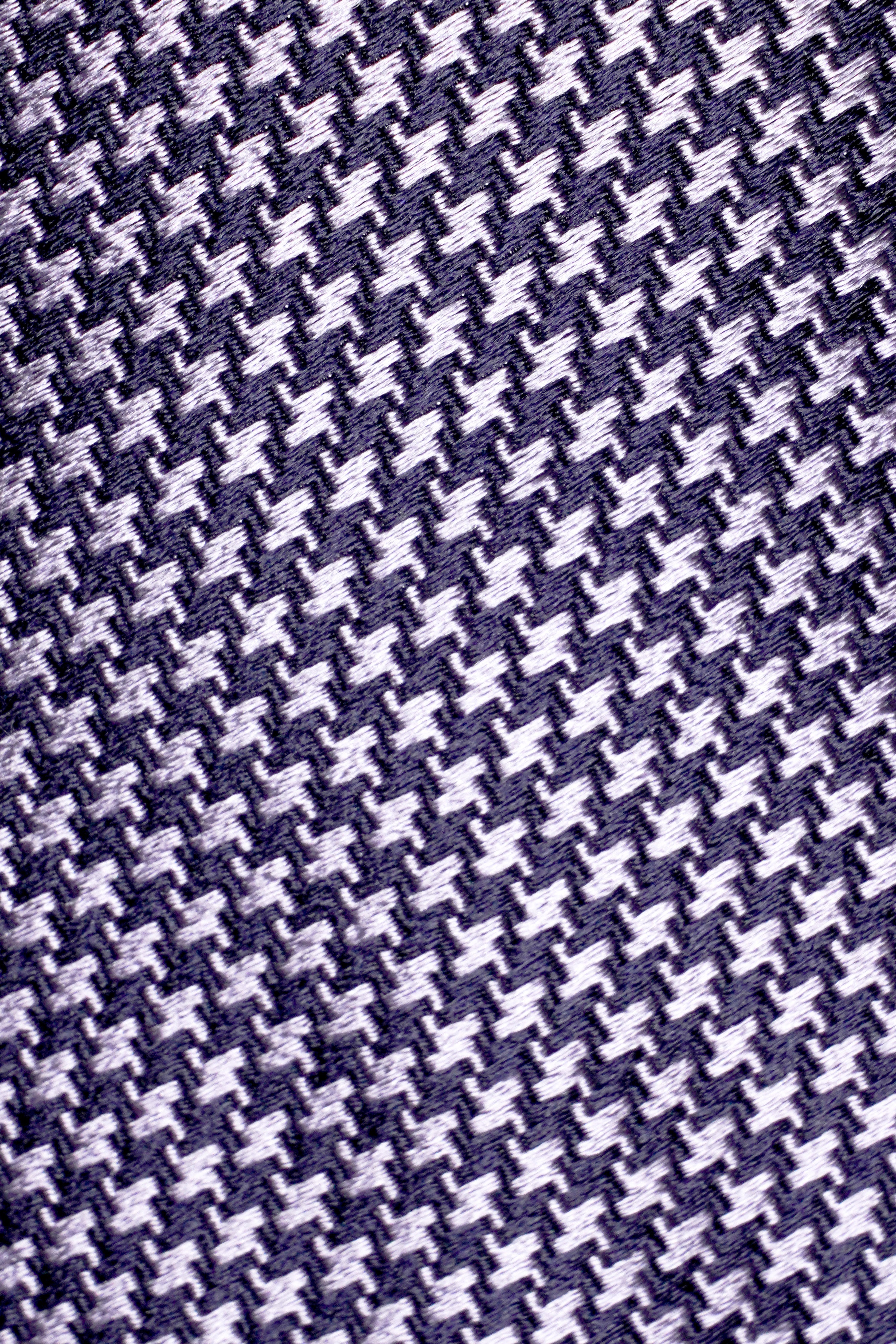 Vue alternative 1 Forden cravate pied-de-poule en violet