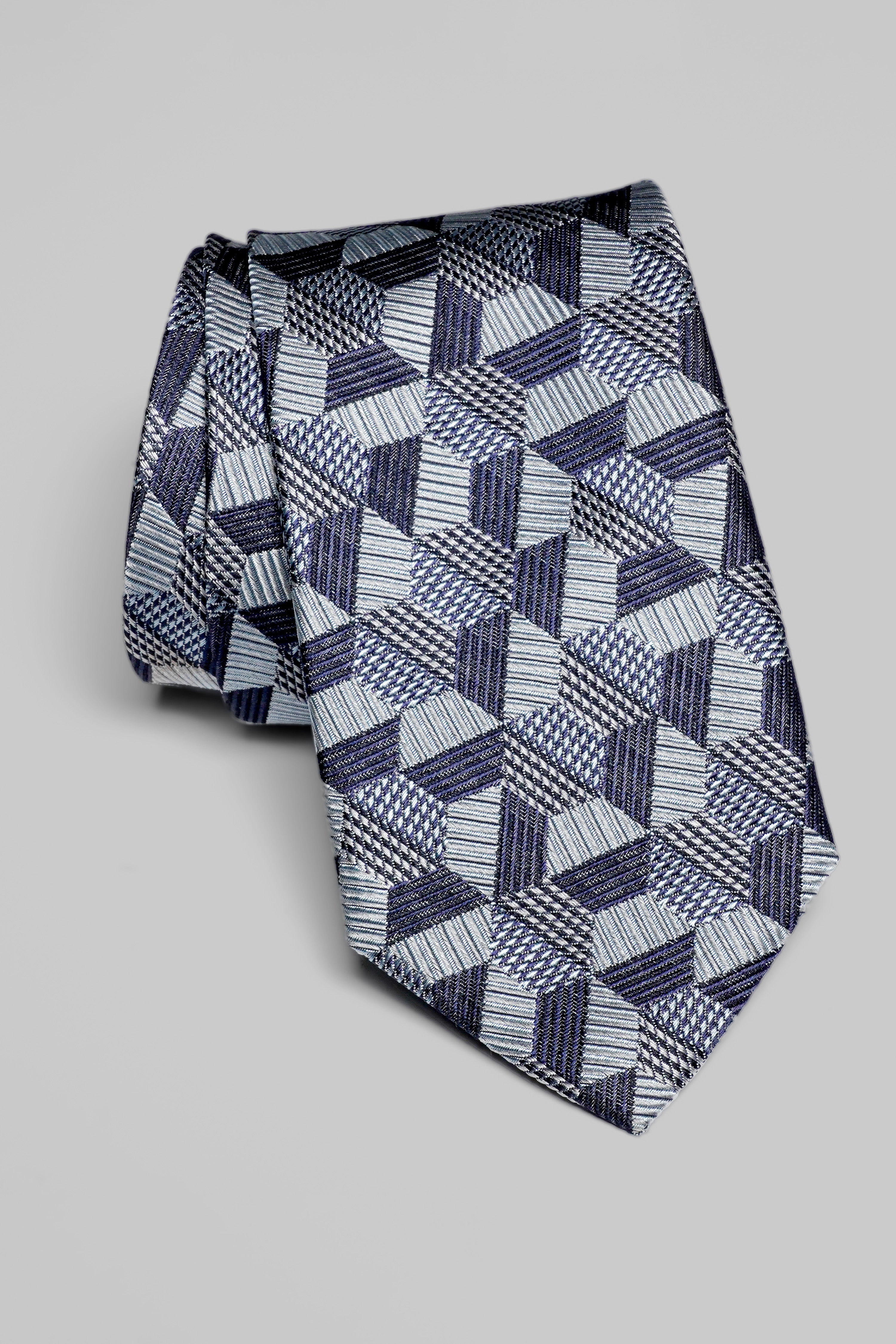 Vue alternative Holton cravate tissée en bleu