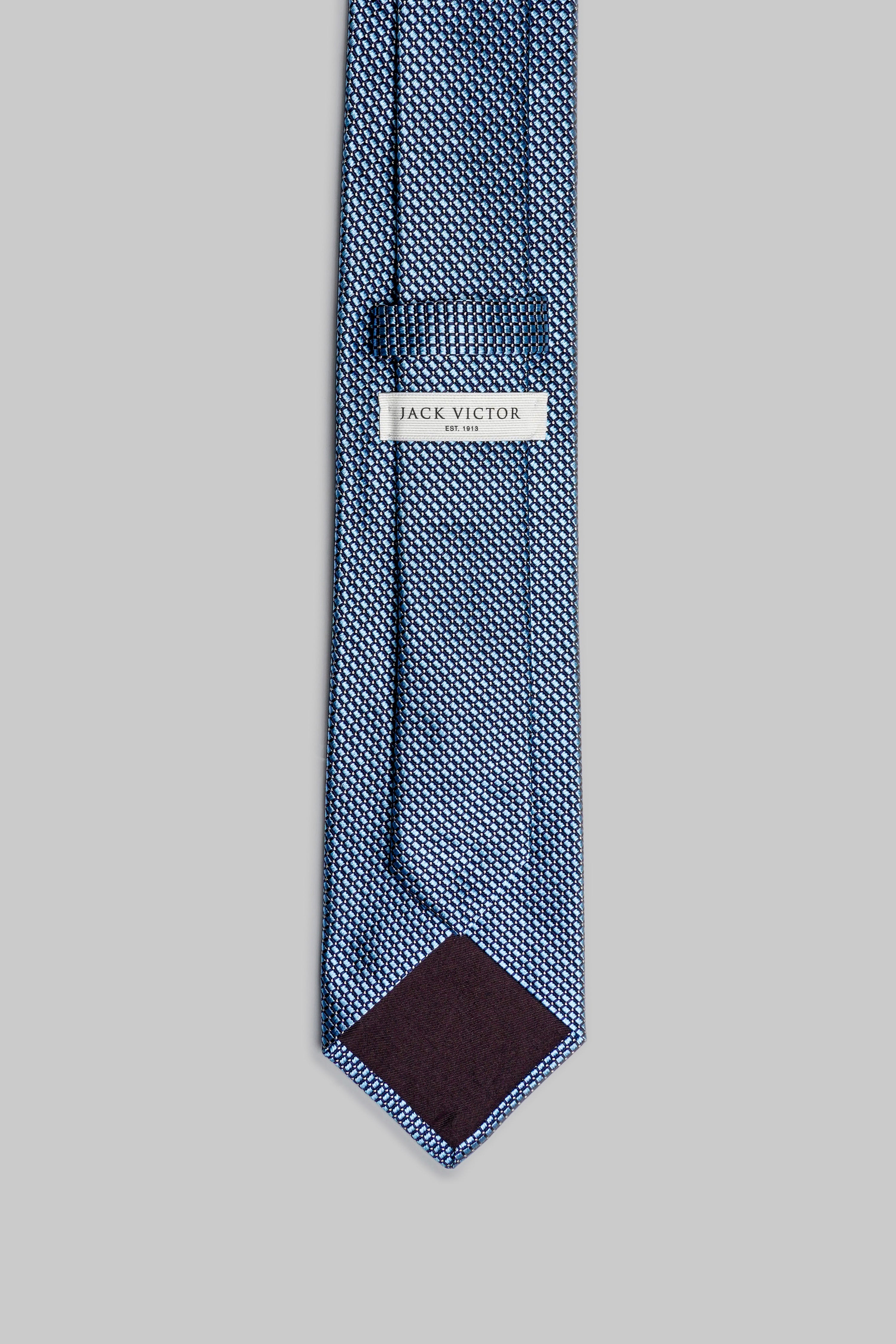 Vue alternative 2 Sherbrooke cravate en soie en bleu marine