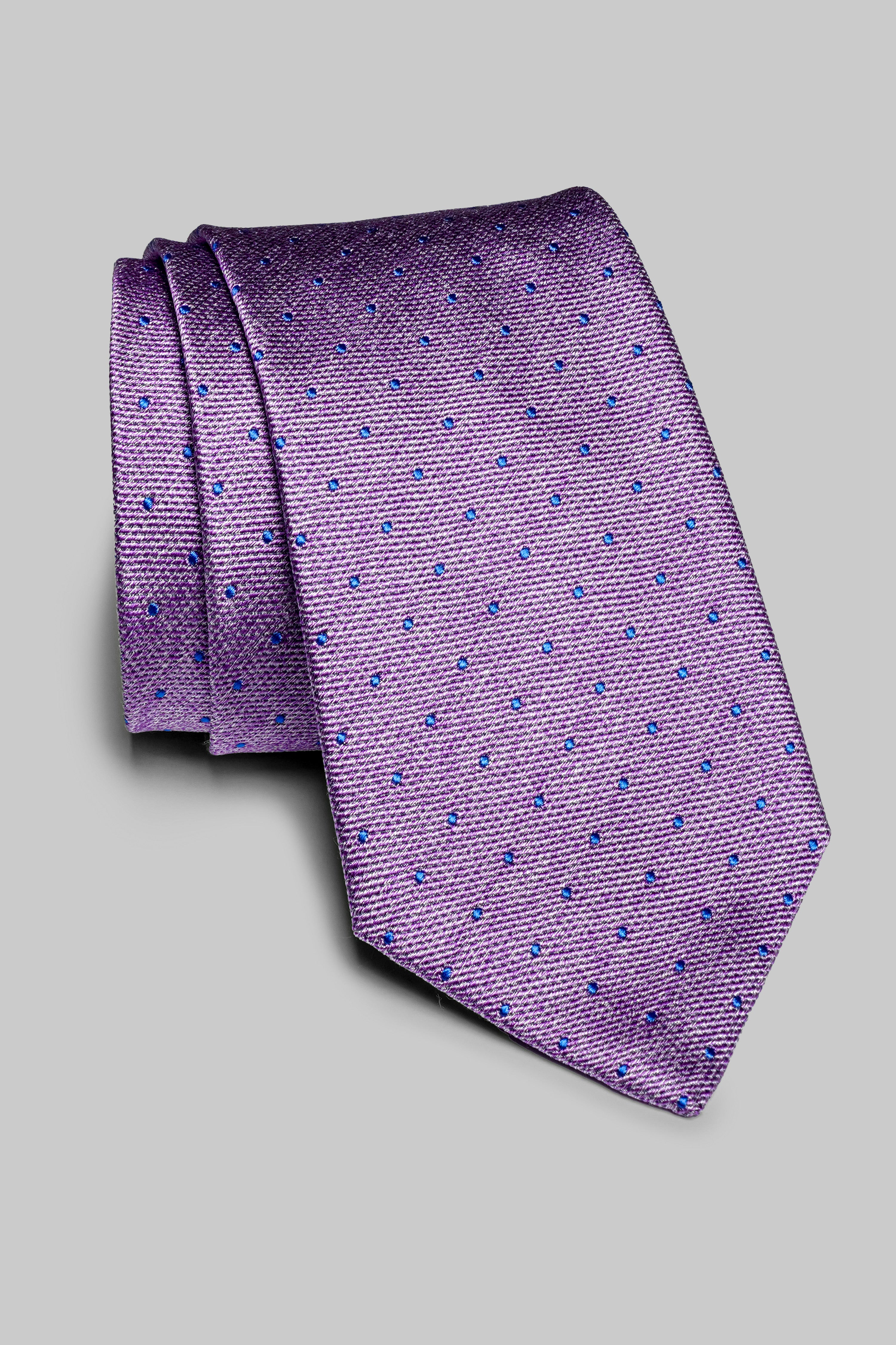 Vue alternative Metcalfe cravate en soie en lilas