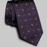St. George Silk Tie in Purple-Jack Victor