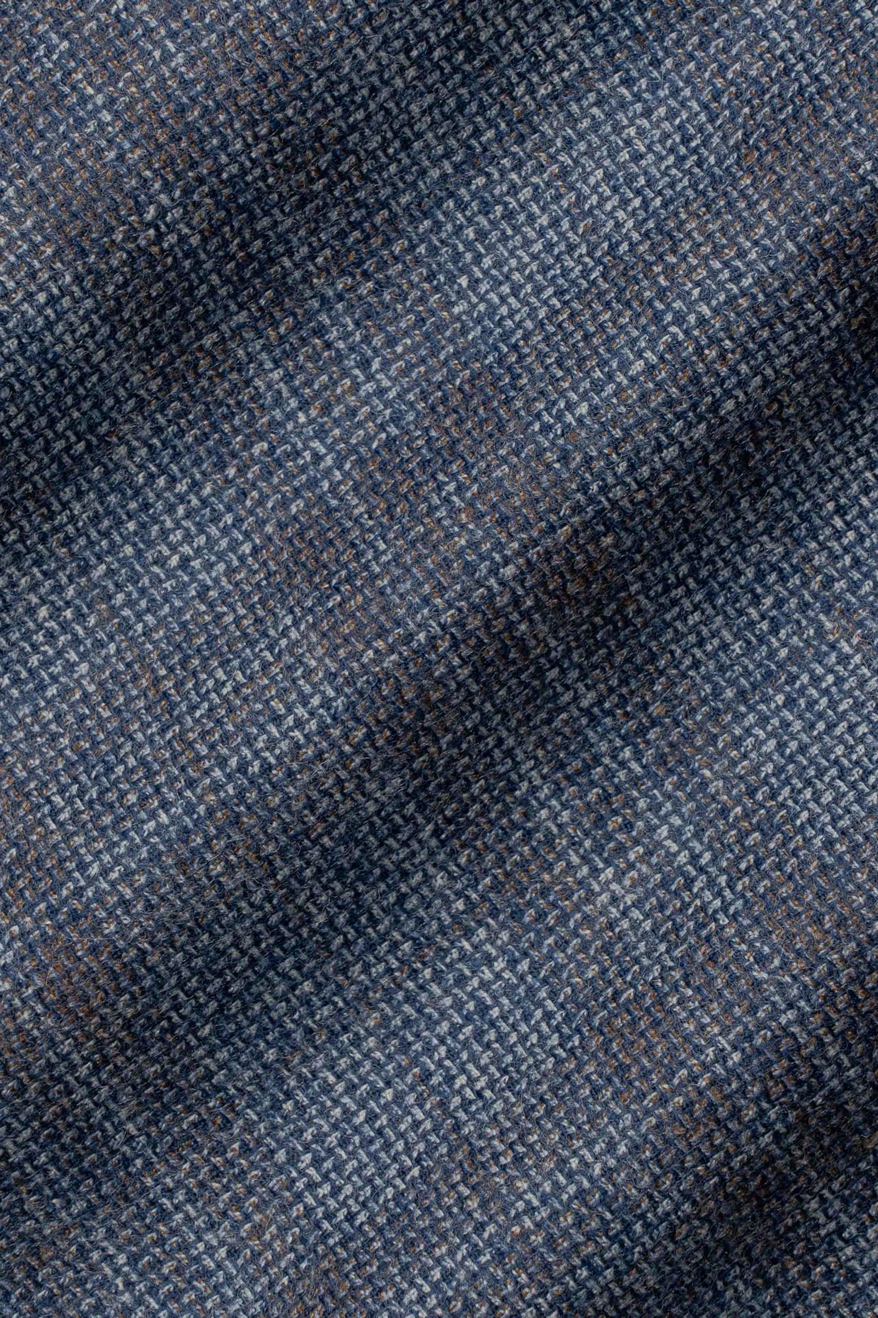 Alt view 1 Medium Blue and Brown Plaid Blazer