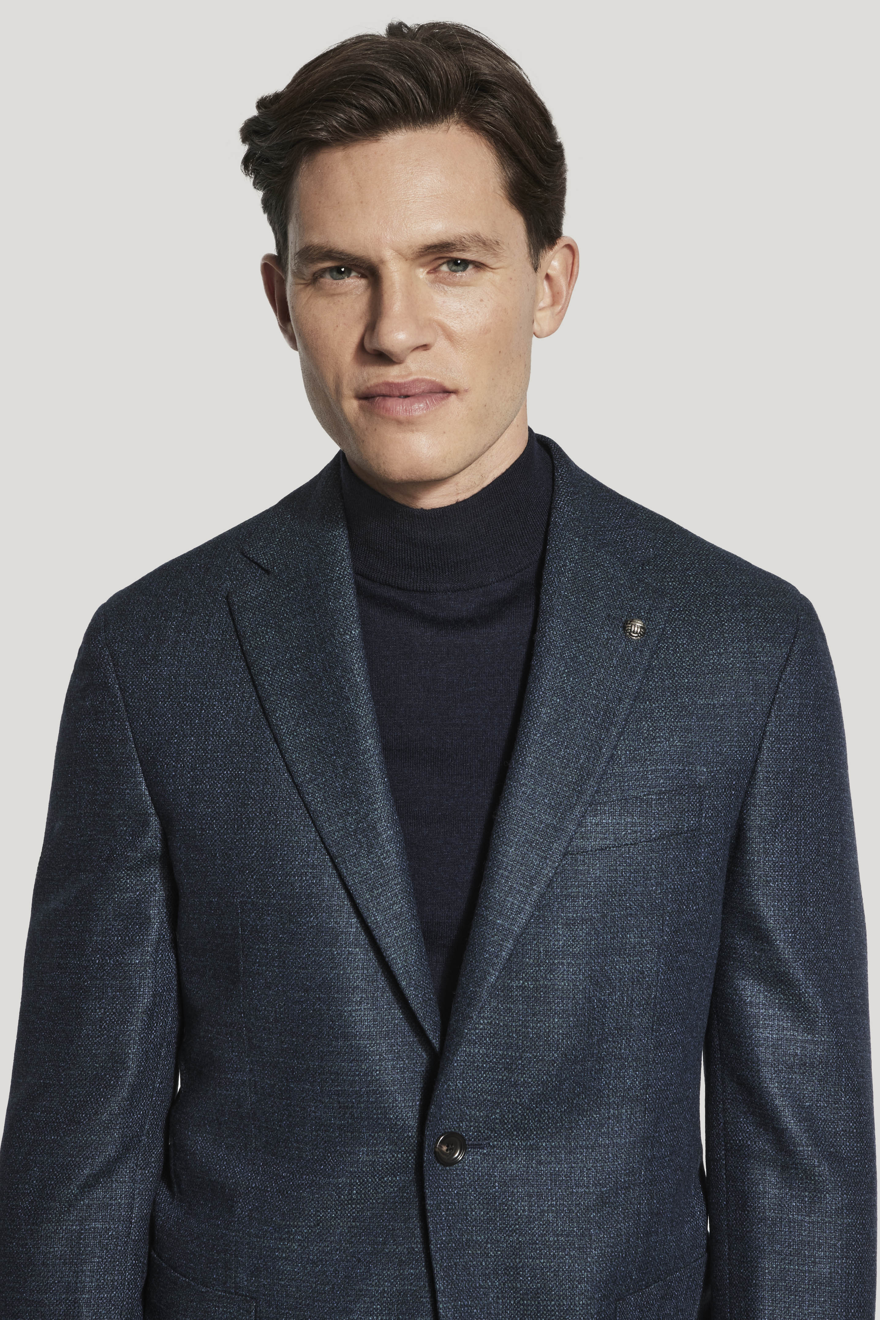 Alt view 1 Teal Textured Blazer