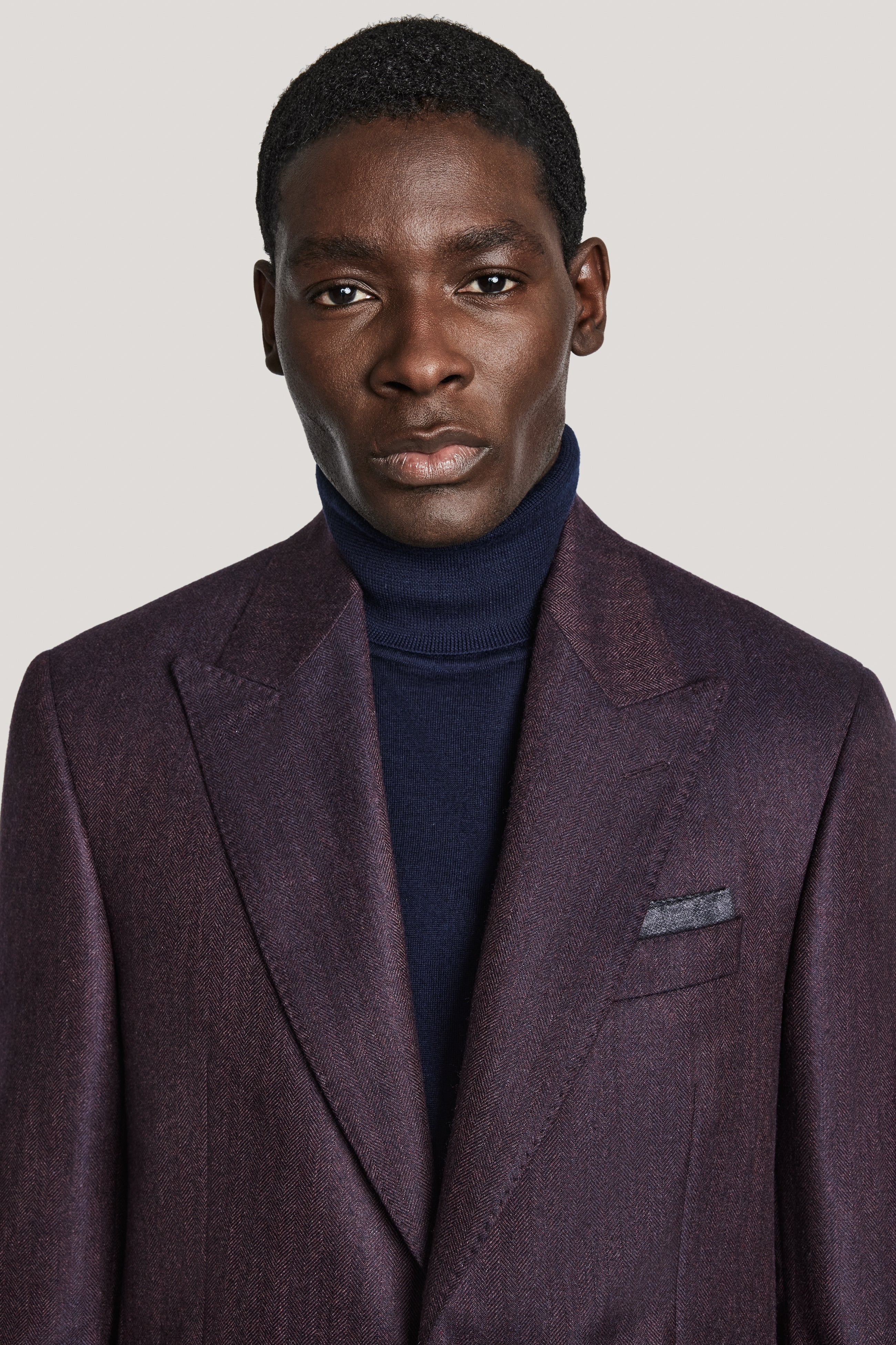 Vue alternative 1 Berry Herringbone Blazer