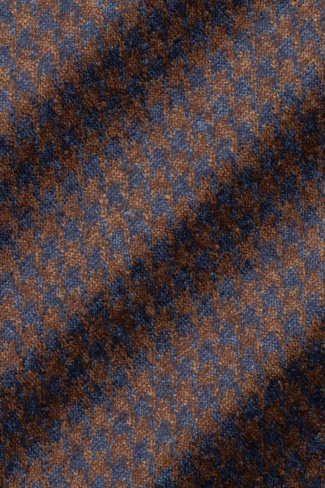 Alt view 1 Cognac and Blue Houndstooth Double Breasted COMFORTWEAR™ Blazer