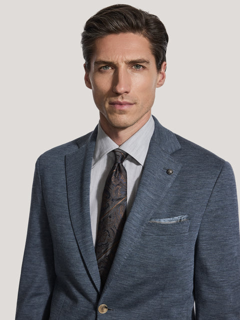 COMFORTWEAR™ Blue Grey Plain Blazer