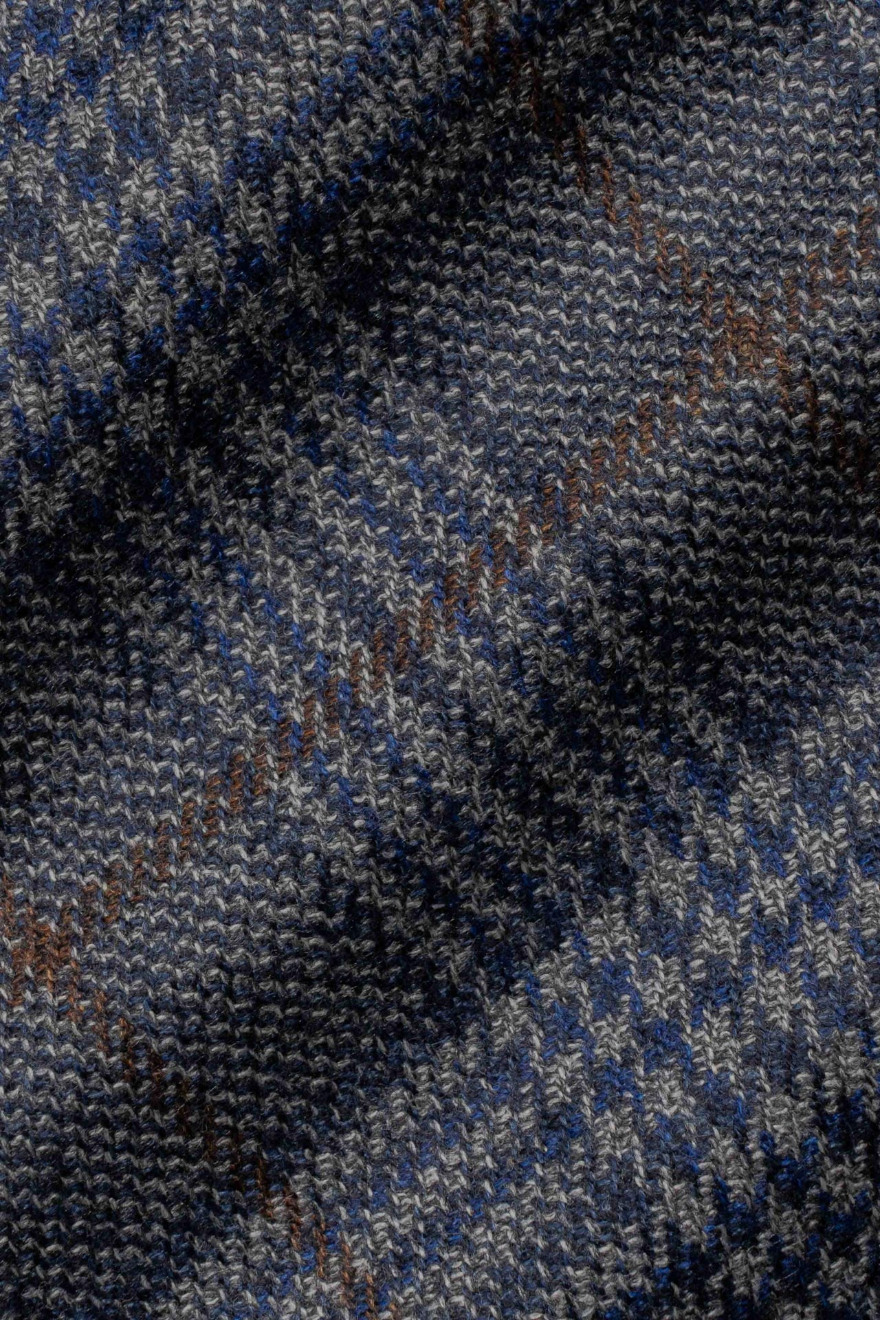 Alt view 1 Blue and Brown Plaid Blazer