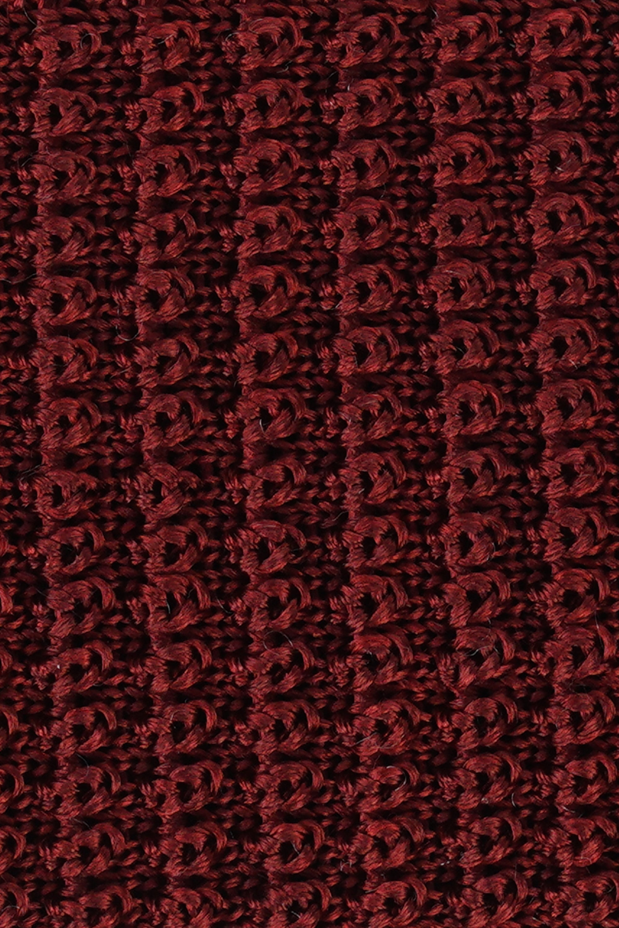 Vue alternative 3 Cravate tricotée en soie Hudson en bordeaux