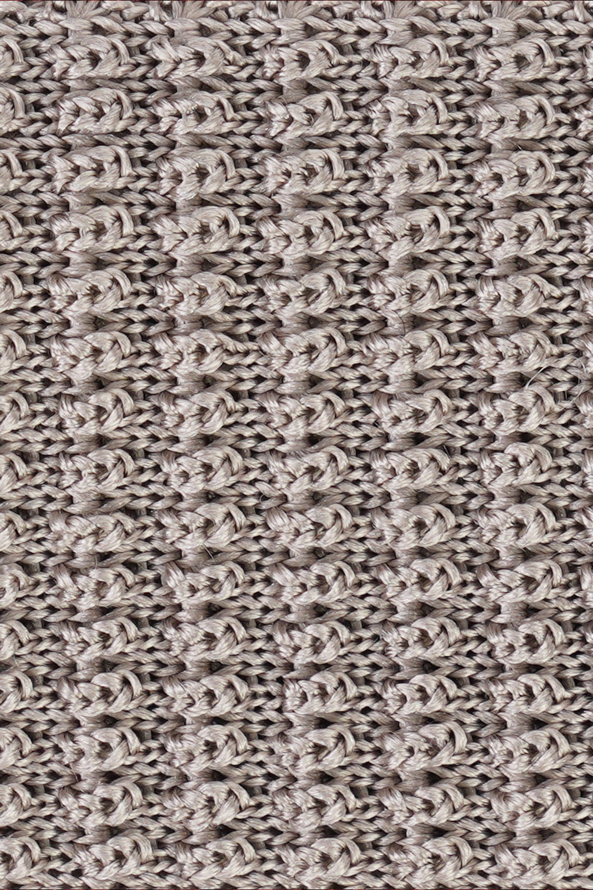 Alt view 3 Hudson Silk Knitted Tie in Oatmeal