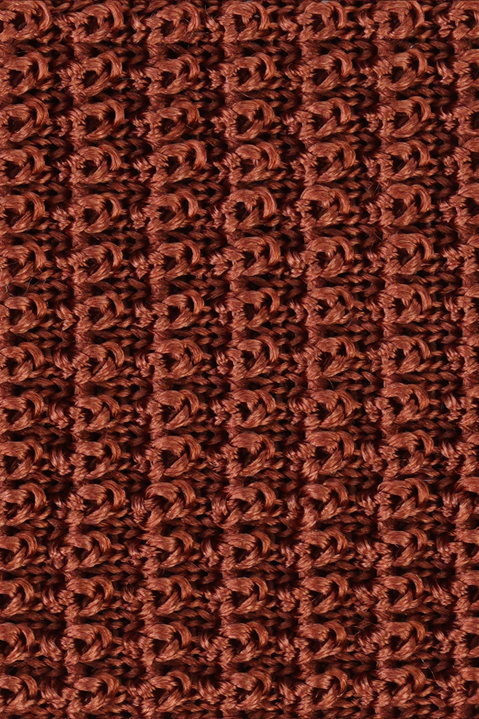 Vue alternative 3 Cravate tricotée en soie Hudson en orange