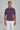 Alt view 1 SetiCo Cotton and Silk Knit Polo in Plum