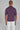 SetiCo Cotton and Silk Knit Polo in Plum-Jack Victor